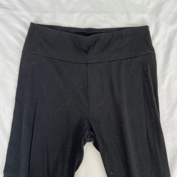 black cotton leggings size medium - Picture 2 of 3
